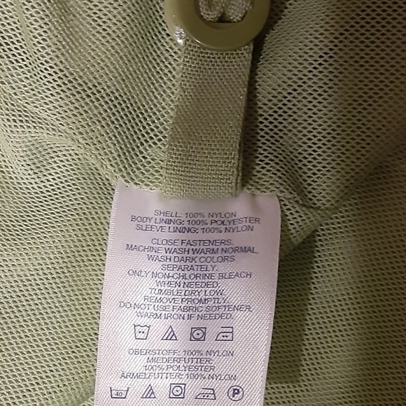 LANDS' END lightweight hooded jacket LP - Picture 8 of 8